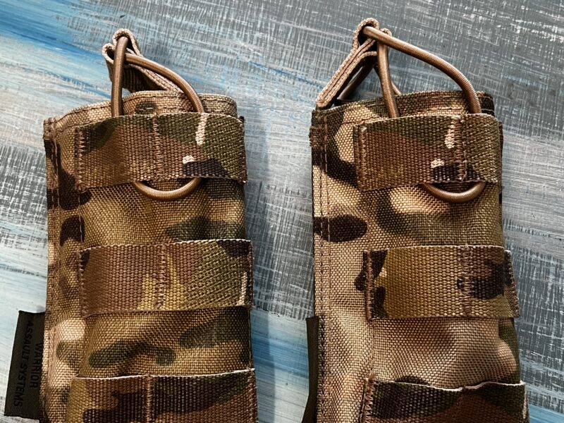 2 Warrior Assault systems Multicam 5.56 mag pouches