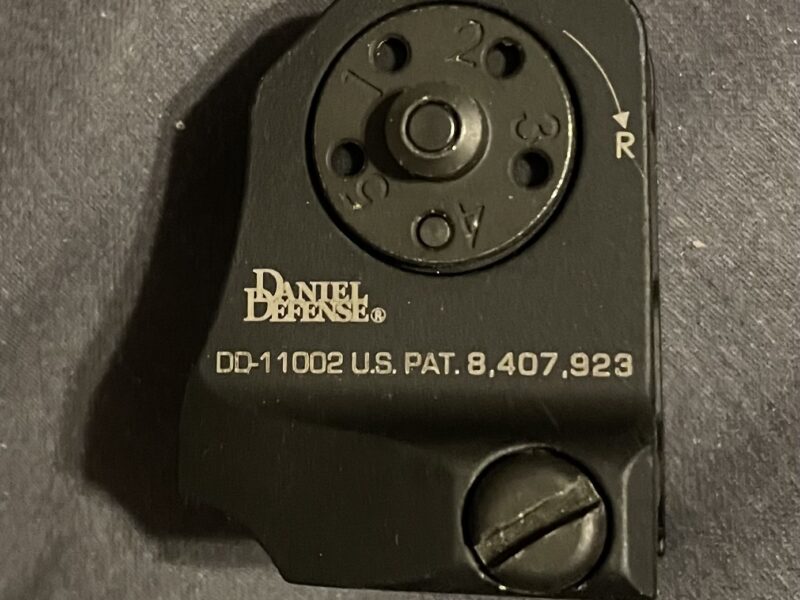 Daniel Defense fixed rear sight