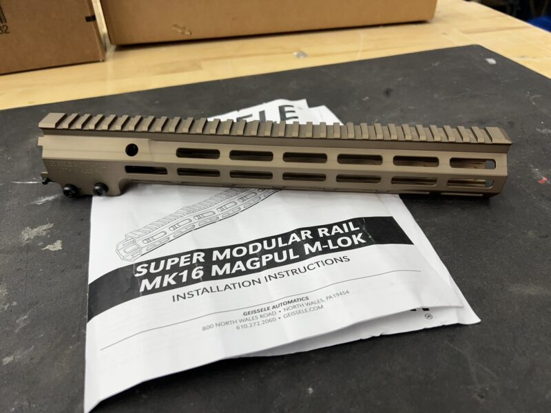 *SOLD* Geiselle MK16 URGI 13.5" Rail in Desert DIrt *Count Blemula
