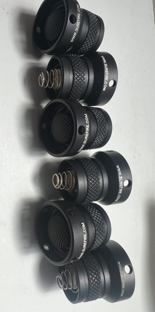 Surefire Z68 Click-Style Tailcap (Desert Tan & Black) — TAKE OFFS