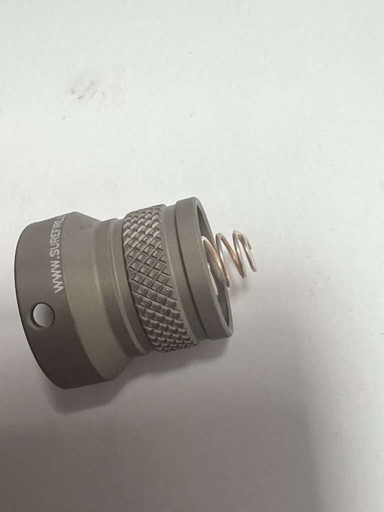 Surefire Z68 Click-Style Tailcap (Desert Tan & Black) — TAKE OFFS