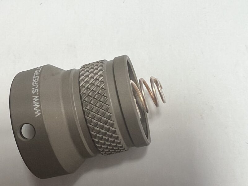 Surefire Z68 Click-Style Tailcap (Desert Tan & Black) — TAKE OFFS