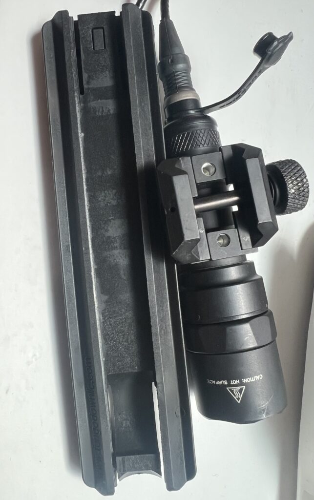 Surefire Mini Scout w/ UE07 Switch assembly & LMT Rail Panel Cover