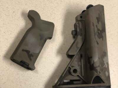 LMT SOPMOD Stock & Magpul K2 Pistol Grip Cerakoted Combo