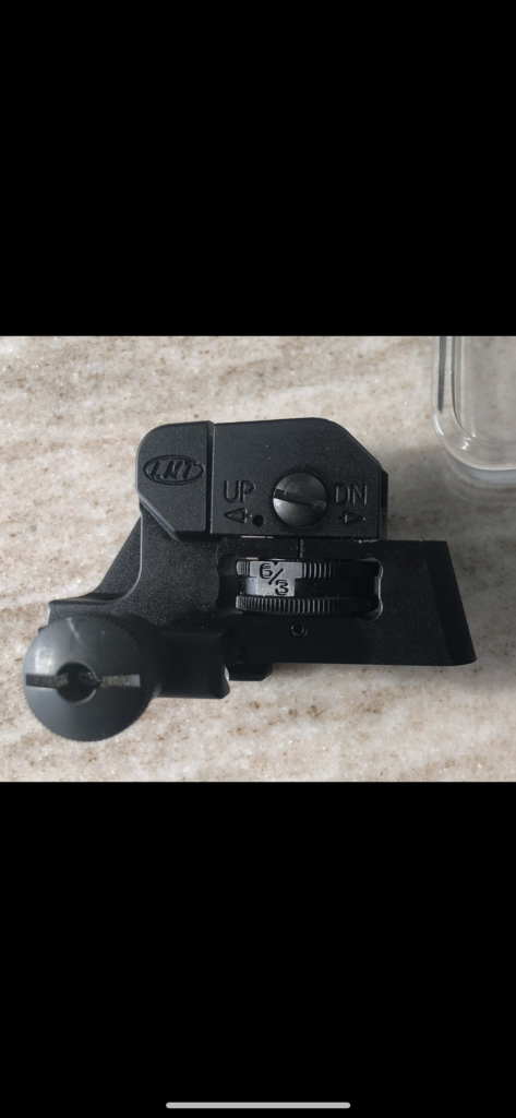 LMT L8A Adjustable Rear Sight — TAKE OFF ***SOLD***