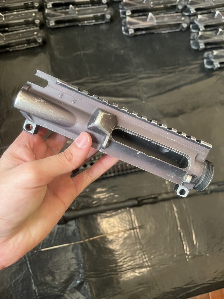 PURPLE Army surplus Colt C marked m4 upper receivers