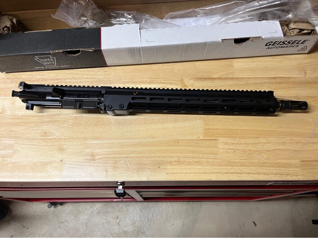 Geissele Super Duty upper, 16" barrel