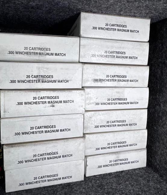 290 Rounds of A191 300 Win Mag Ammo