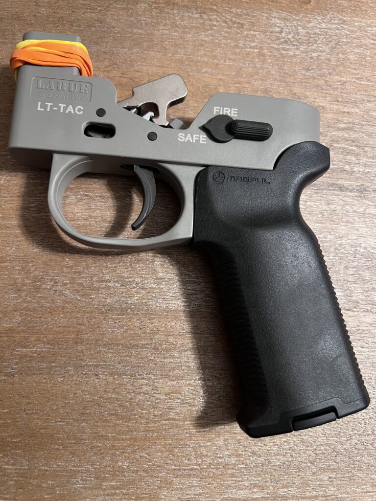 KAC-Knight’s Armament Match 2-Stage Trigger in a LaRue Tactical Trigger Action Chassis (LT-TAC)