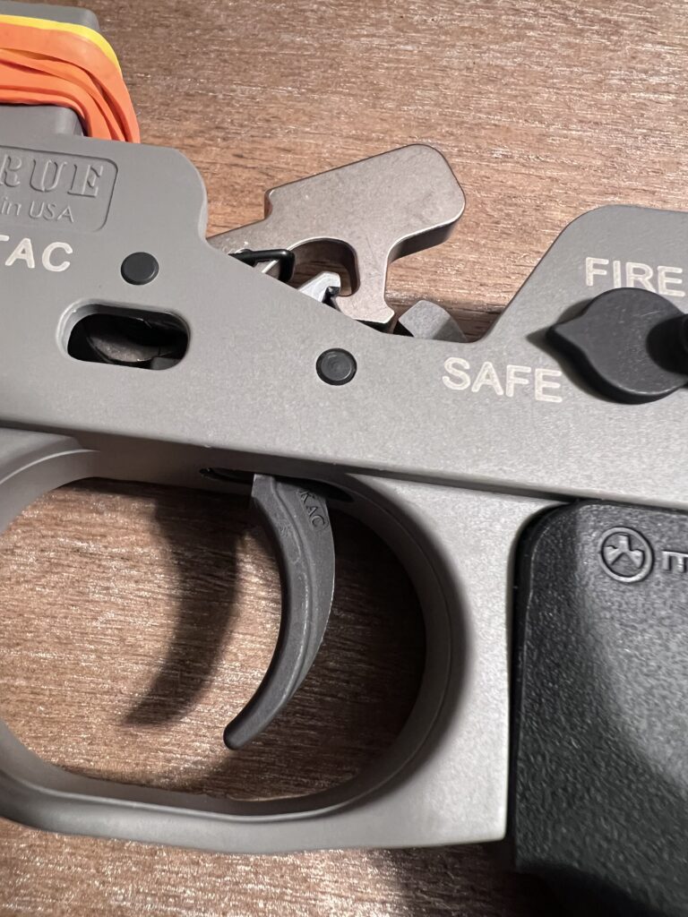 KAC-Knight’s Armament Match 2-Stage Trigger in a LaRue Tactical Trigger Action Chassis (LT-TAC)