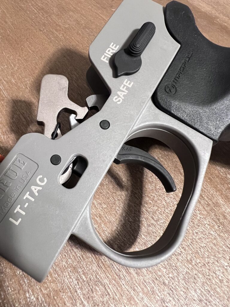 KAC-Knight’s Armament Match 2-Stage Trigger in a LaRue Tactical Trigger Action Chassis (LT-TAC)