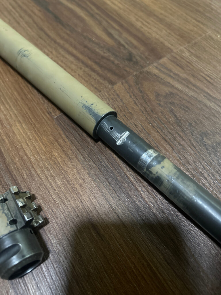 Real (messed up) m110 barrel and gas block READ DESCRIPTION
