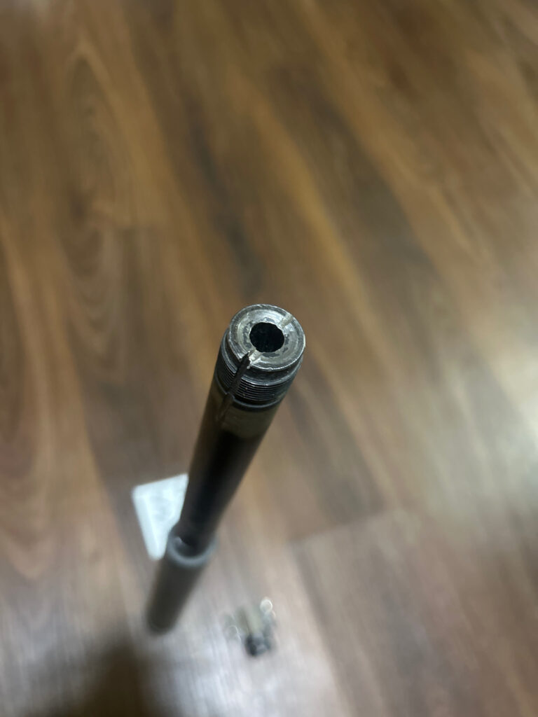Real (messed up) m110 barrel and gas block READ DESCRIPTION