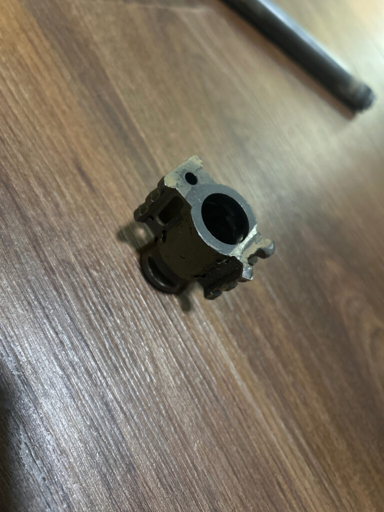Real (messed up) m110 barrel and gas block READ DESCRIPTION