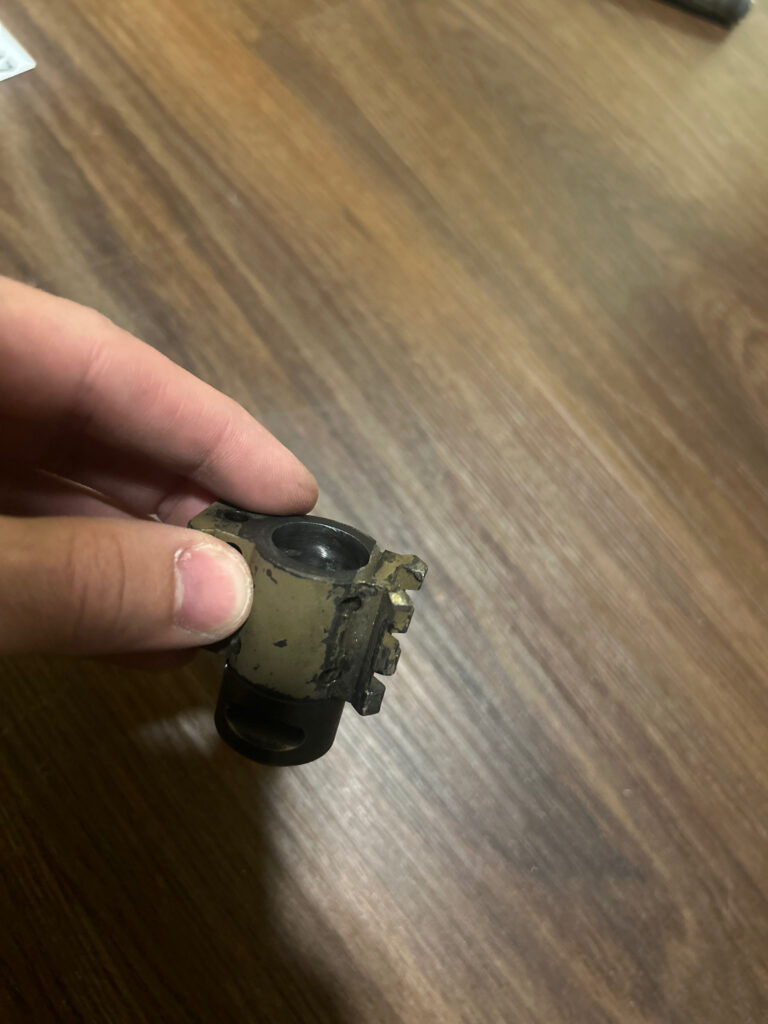 Real (messed up) m110 barrel and gas block READ DESCRIPTION